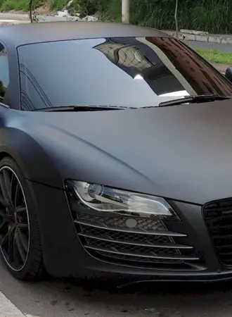 Ауди r8 черная матовая