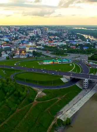 Барнаул с квадрокоптера