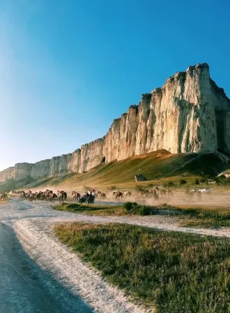 Белая скала АК-Кая Крым