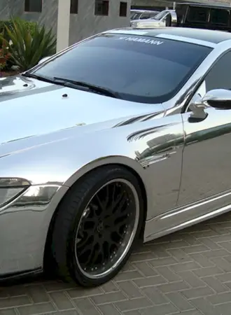 BMW e63 хром серебро