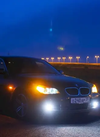 BMW m5 e60 ночью