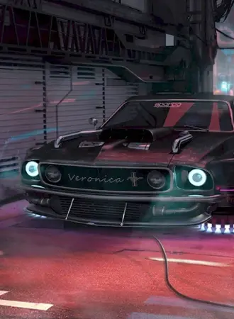 Cyberpunk 2077 Ford Mustang