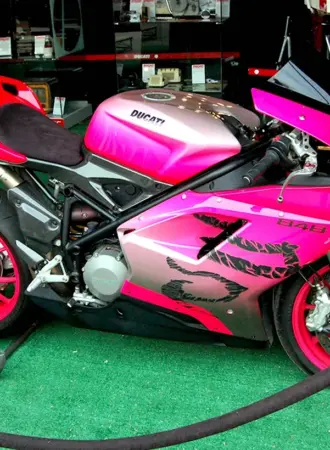 Ducati 848 розовый
