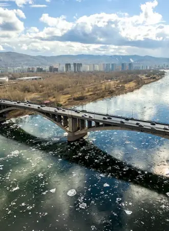 Енисей город Красноярск