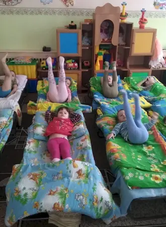 Гимнастика после сна в детском саду