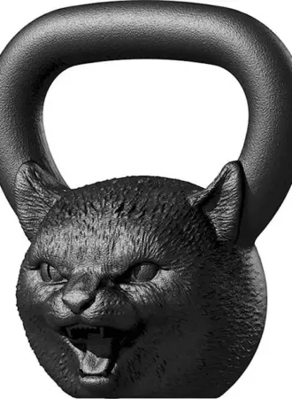 Гиря кошка Iron head 80 кг