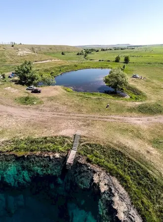 Голубое озеро Самарская область Сергиевский