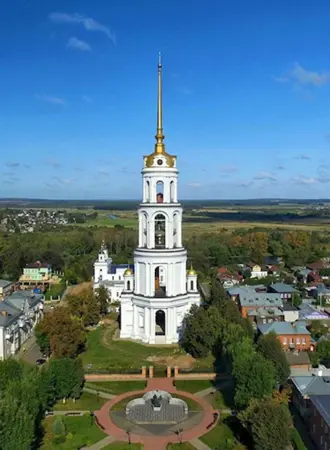 Город Шуя колокольня Воскресенского собора