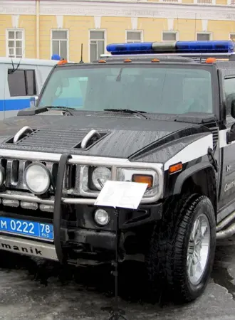 Hummer h2 Police