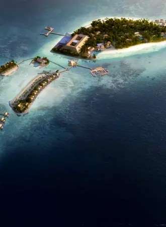 INTERCONTINENTAL Maldives карта отеля