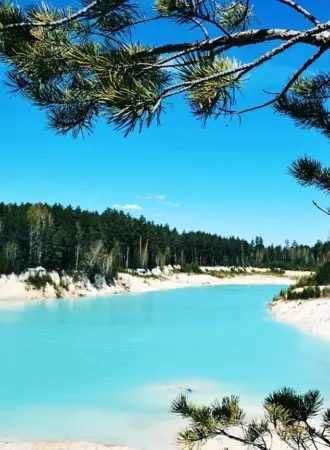 Каолиновый карьер Кыштым