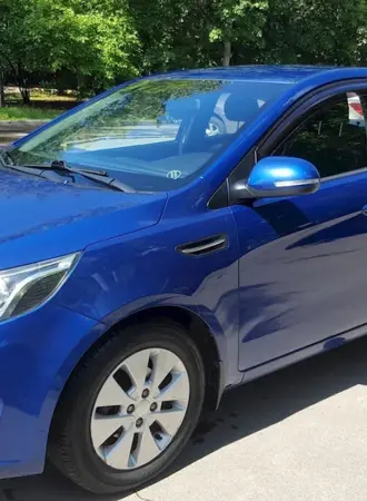 Kia Rio 2014 синяя