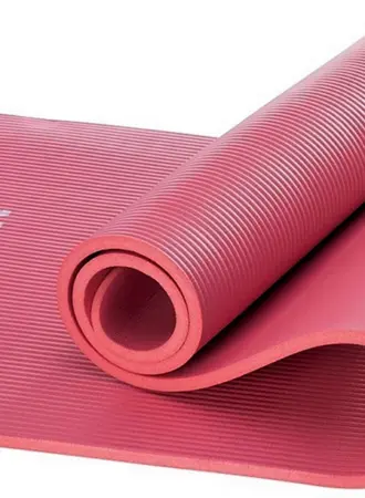 Коврик для йоги fm-301 NBR 183x58x10 см серый Starfit