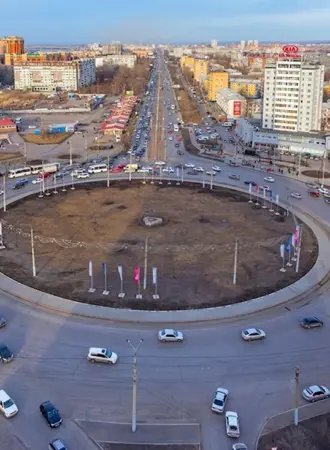 Красноярск Свердловский район Предмостная площадь