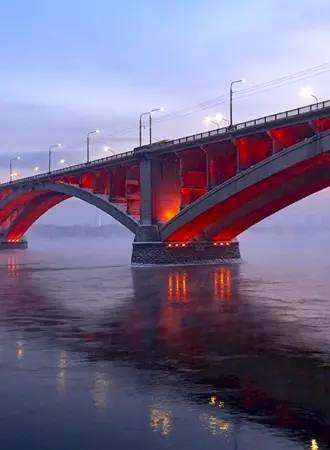 Красноярский мост через Енисей