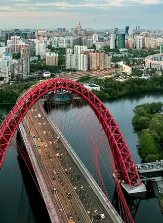 Краснопресненская магистраль живописный мост