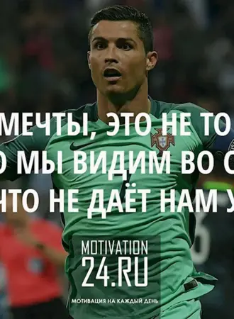 Криштиану Роналду мотивация