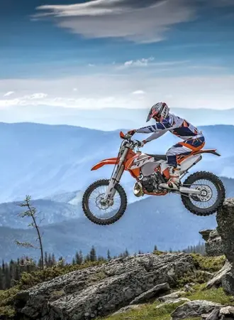 KTM Enduro 250 в горах