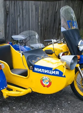 Милицейский мотоцикл Урал м61