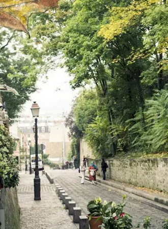 Montmartre Париж улица