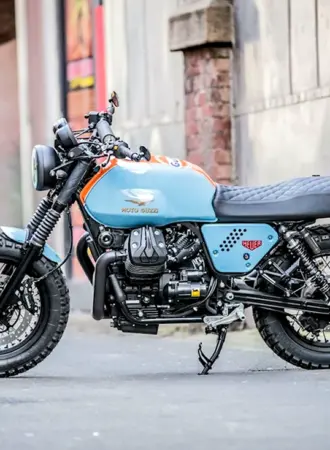 Moto Guzzi v50 Scrambler