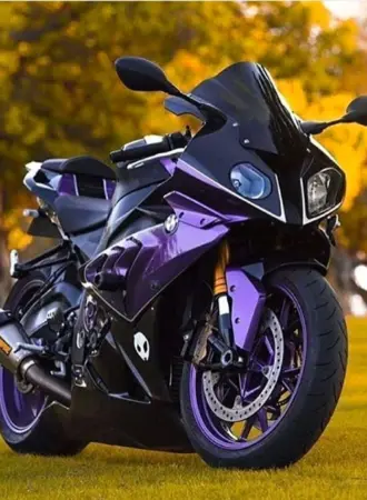 Мотоцикл БМВ 1000rr фиолетовый