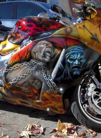 Мотоцикл Custom Paint