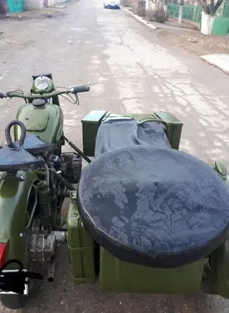 Мотоцикл к 750 армейский