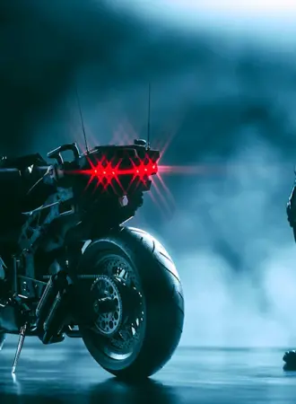 Мотоциклы Cyberpunk 2077 неон