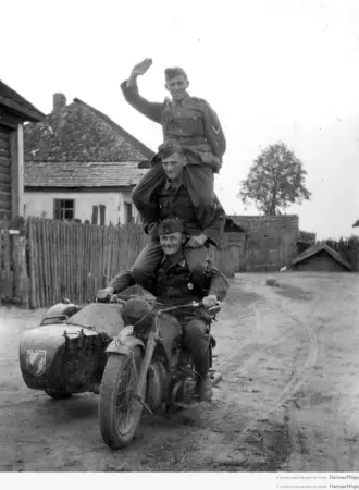 Мотоциклы вермахта в ВОВ 1941-1945
