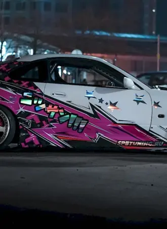 Nissan Silvia s15 Королева дрифта
