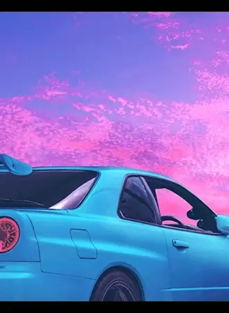 Nissan Skyline r32 ретровейв