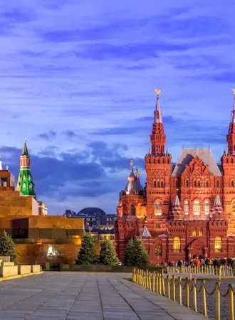 Обзорная экскурсия по красной площади огни Москвы