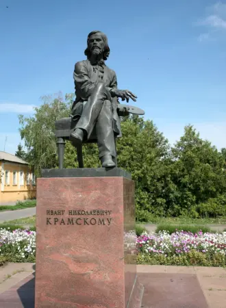 Памятник Крамскому в Острогожске