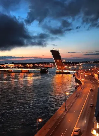 Питер мост со в Санкт-Петербурге