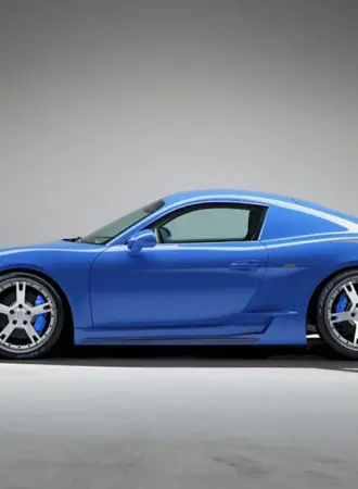 Porsche Cayman 981 вид сбоку
