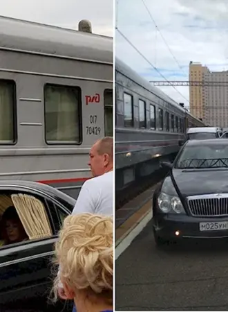 Пугачева заехала на перрон Рижского вокзала