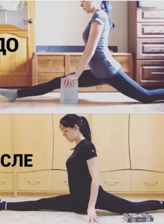Растяжка на продольный шпагат