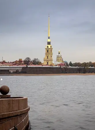 Санкт-Петербург Петропавловская крепость со стрелки