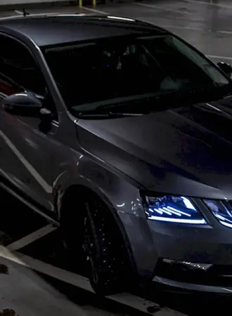 Skoda Octavia a8 черная