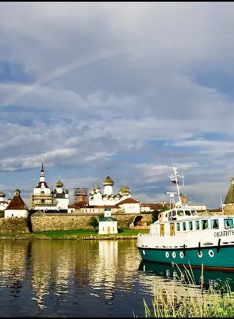 Соловецкий монастырь вид с моря
