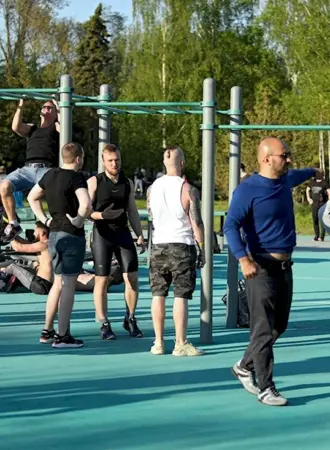 Спортплощадка СПБ Крестовский