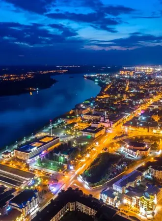Томск с высоты птичьего полета