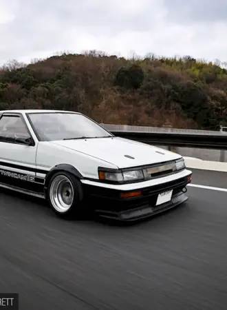 Toyota ae86 японская