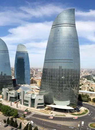 Три башни в Баку