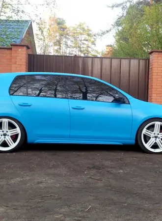 Volkswagen Golf 6 синий матовый