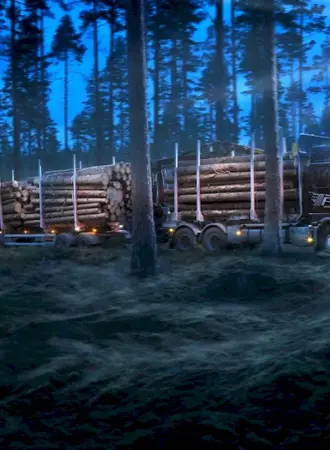 Вольво трак лесовоз
