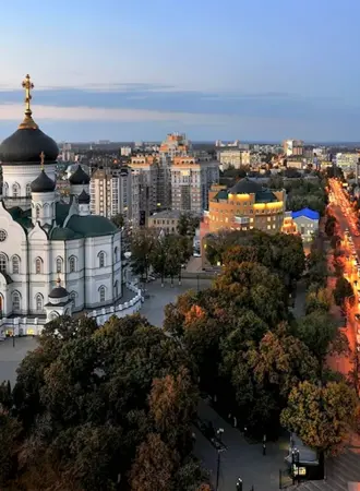Воронеж Благовещенский кафедральный собор осень
