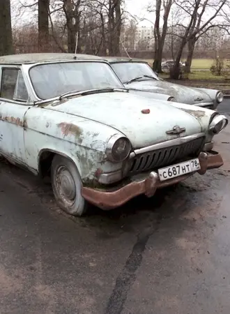 Заброшенные автомобили Москва 2003