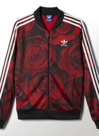3 Stripe Split олимпийка adidas Red-Black